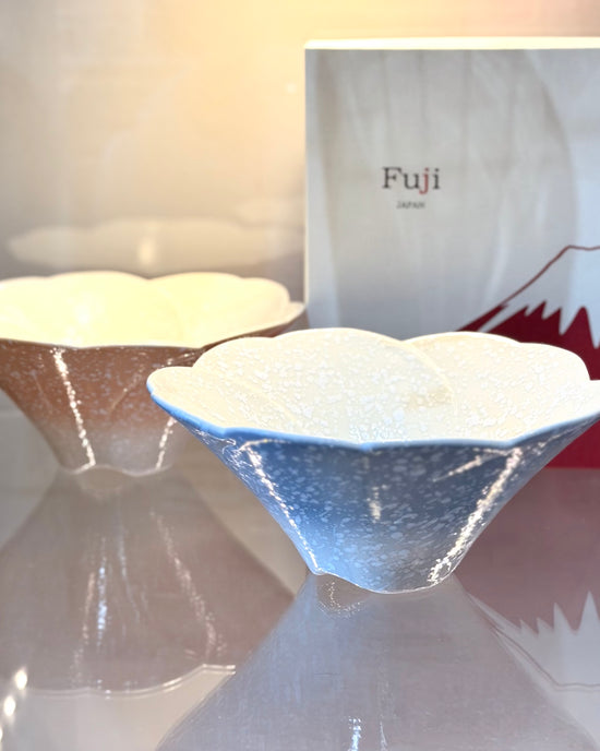 Hasami ware Fuji Sakura Pair Bowl（Gift Box）