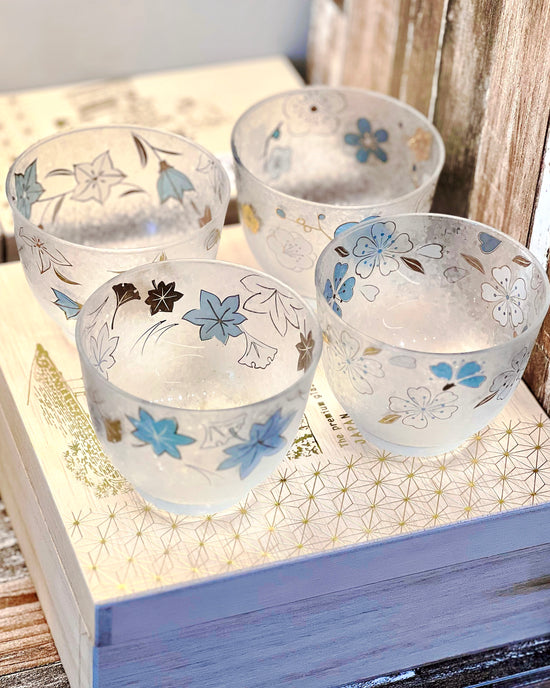 Aderia 4pcs Cold tea/Sake Cup set(Gift Box)