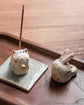 Seto Ware Cute Animal Incense Holder(Gift Box)
