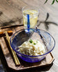 Toyo-sasaki Blue Bowls w Cups 6pcs Set(Gift Box)