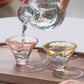 Toyo-Sasaki Fuji Golden Pair Sake Cups(Wooden Box)