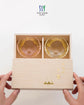 Toyo-Sasaki Fuji Golden Pair Sake Cups(Wooden Box)