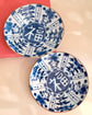 Mino ware Fuku 2pcs Plates 22cm(Gift Box)