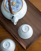 Arita ware Peony Blue Teapot set(Wooden Box)