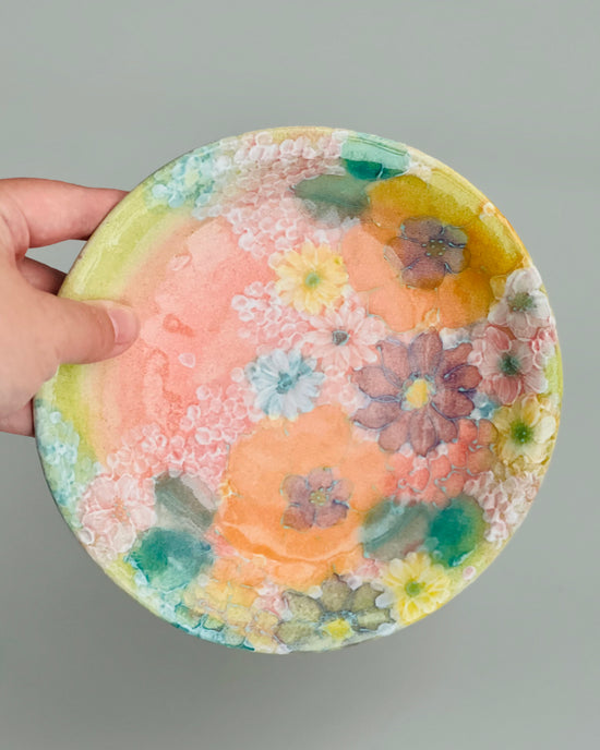 Artist 野村晃子 16.5cm Cake Plate