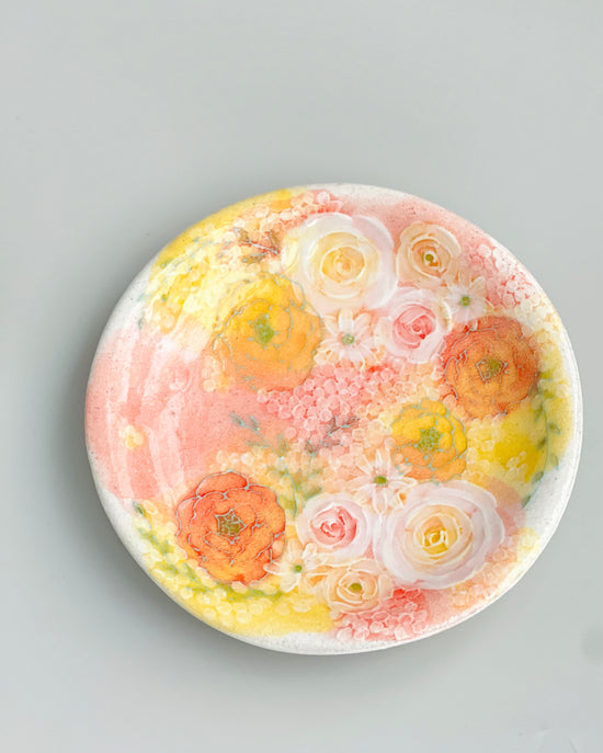 Artist 野村晃子 16.5cm Cake Plate