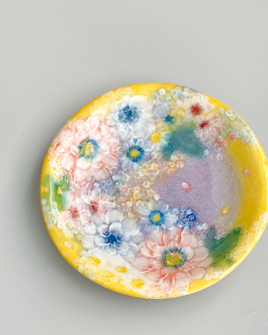 Artist 野村晃子 16.5cm Cake Plate