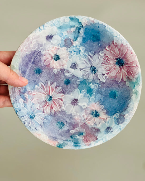 Artist 野村晃子 16.5cm Cake Plate