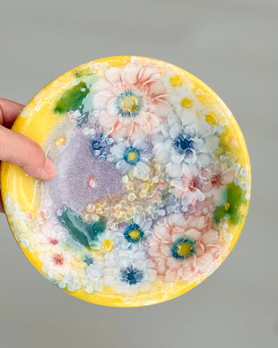 Artist 野村晃子 16.5cm Cake Plate