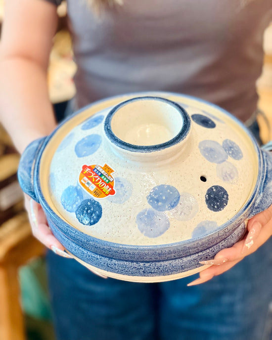 Banko ware Blue 1.5L Donabe Pot 7 size(Gift Box)
