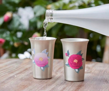 Japan Madoromu Color Changing sake cup (Gift Box)