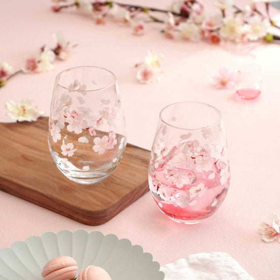 Toyo sasaki Pair Sakura Glass Pair Cup(Gift Box)