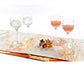 Kagami Crystal ｢帯｣ Pair Wine Glasses(Wooden Box)