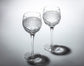 Kagami Crystal ｢羽衣｣ Pair Wine Glasses(Wooden Box)