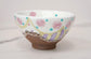 Artist 福田百惠 11cm Rice Bowl Light Pink Rose