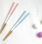 Japan Nico 23cm Pink/Blue Chopsticks