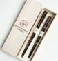 Japan Takumi Black Pair Chopsticks Set(Wooden Box)