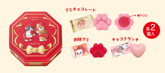 Japan Mofusand Strawberry Chocolate (6 pieces)