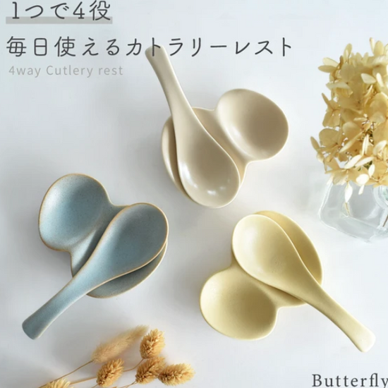 Mino Ware Spoon/Spoon Holder