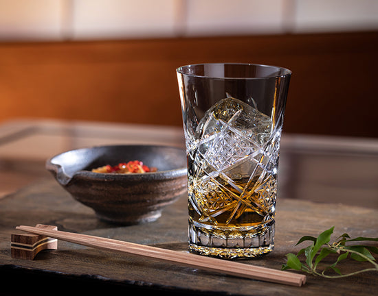 江户切子 Kagami 石垣 Tumbler