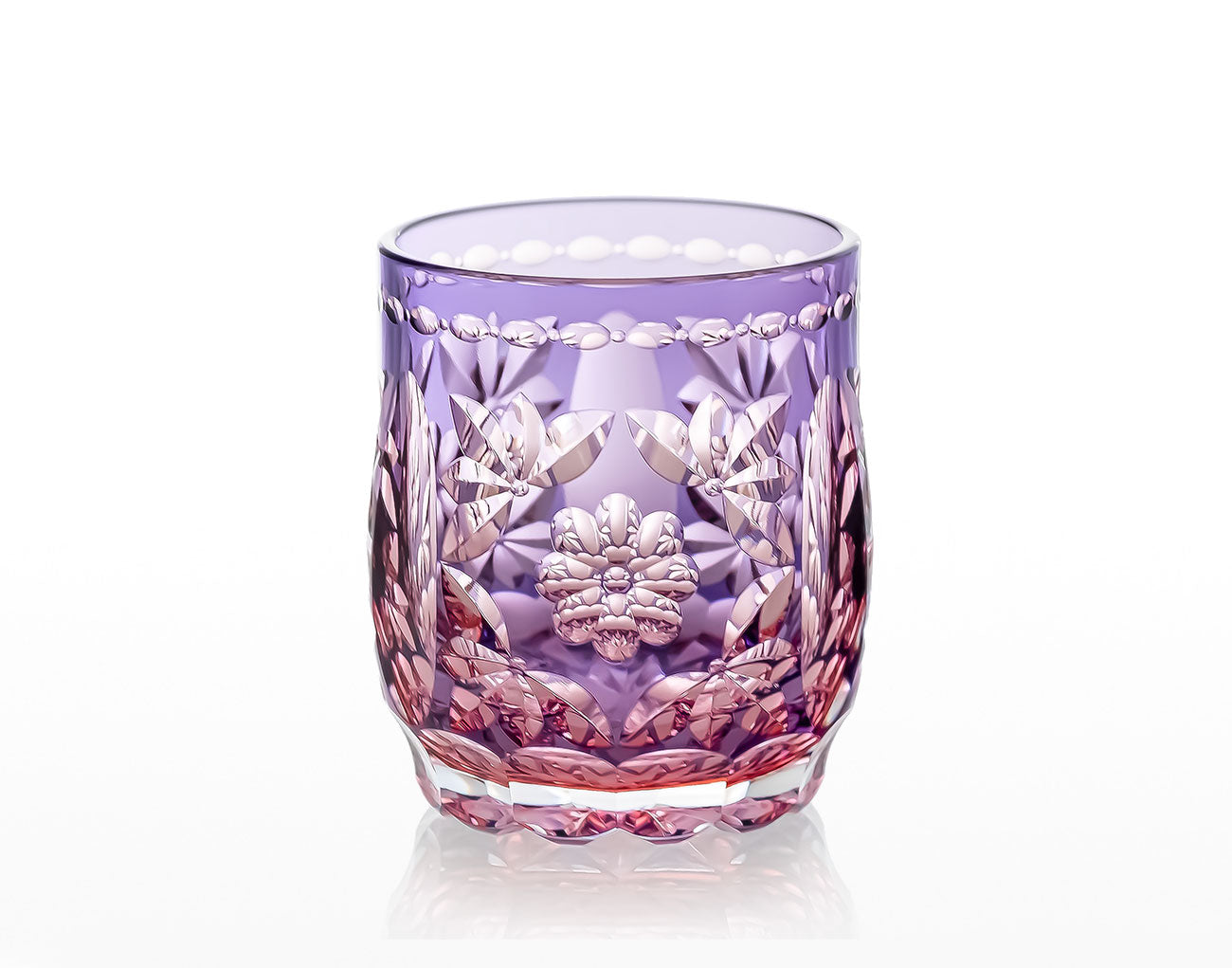 Kagami Crystal 花手毬 Whiskey Glass(Wooden Box) – Moonwareusa