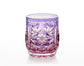 Kagami Crystal 花手毬 Whiskey Glass(Wooden Box)