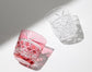 Kagami Crystal ｢結｣ Pair Sake Glasses(Wooden Box)