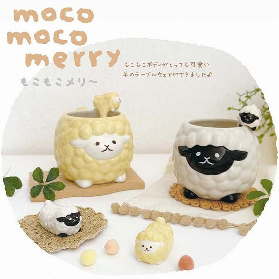 Japan Decole Sheep Mug/Spoon 270ml(Gift Box)