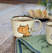 Mino ware Kitty Mug 270ml