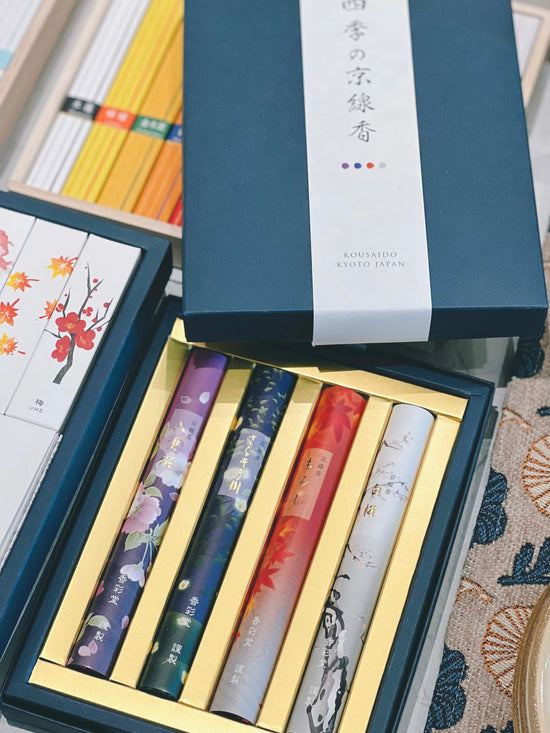 Japan Kyoto Four Seasons Incense set(Gift Box)