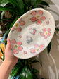 Yudachi Bunny Sakura 2pcs Pair Oval Plate(Gift Box)