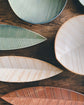 Makoto Komatsu Leaves Ceramic Plate(Gift Box)