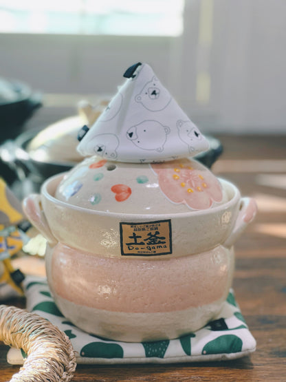 Donabe Double Lids Rice Pot 1.1L/2合(Gift Box)