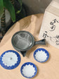 Arita ware Blue wind Teapot set(Wooden Box)