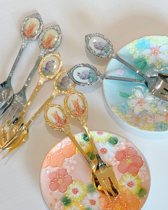 Japan Made Dessert Spoon/Fork Series