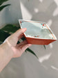 Zoho Artist Square Red Square Bowl (Gift Box)