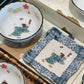 Kutani ware Handmade Kimono Girl Bowl 5pcs set(Gift Box)