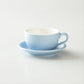 Japan Origami 8oz Latte Coffee Cup Saucer Set（Frosted）(Gift Box)