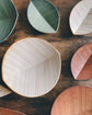 Makoto Komatsu Leaves Ceramic Plate(Gift Box)