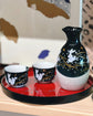 Kutani ware Bunny Sake set(With Tray Gift Box)