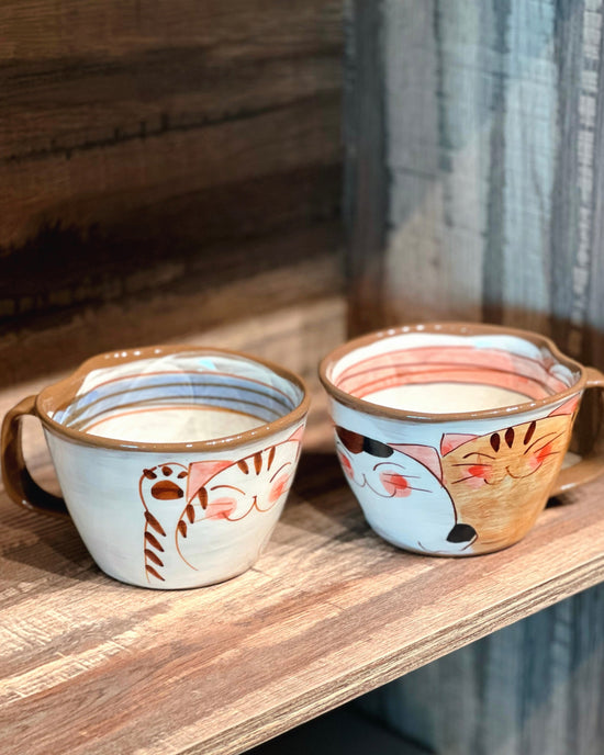 Hasami ware Kitty Soup Cup 250ml