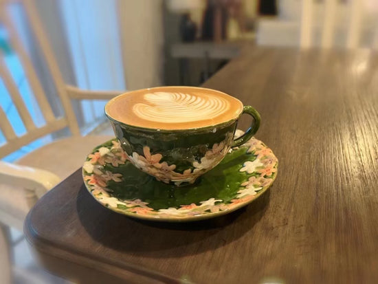 Seto ware Touji Gama Coffee Cup set(Gift Box)