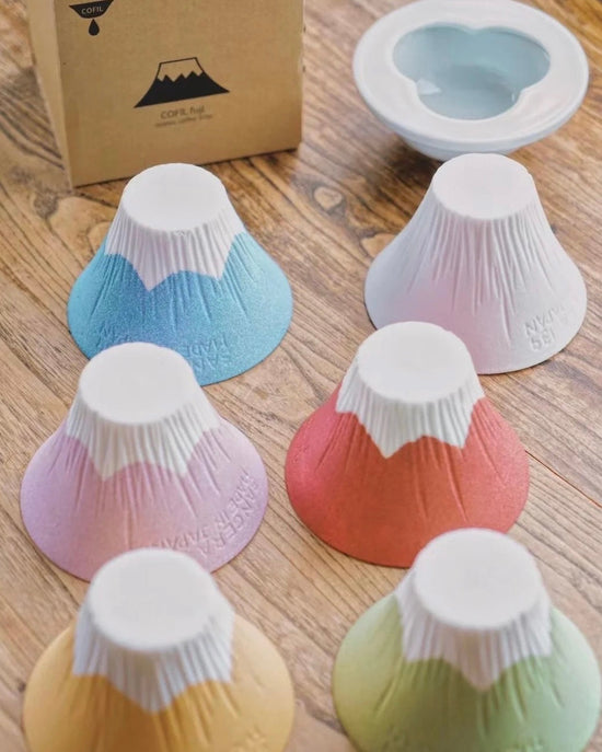 Mt Fuji Ceramic Coffee Filter- Reusable(Gift Box)