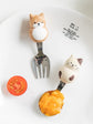 Japan Plumpy Cutie Animal Spoon & Fork Set(Gift Box)
