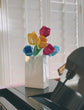 日本作家小松诚作品陶瓷褶皱花瓶系列